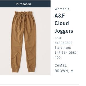 A & F Cloud Joggers
